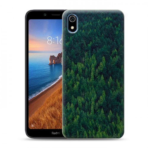 Дизайнерский силиконовый чехол для Xiaomi RedMi 7A лес