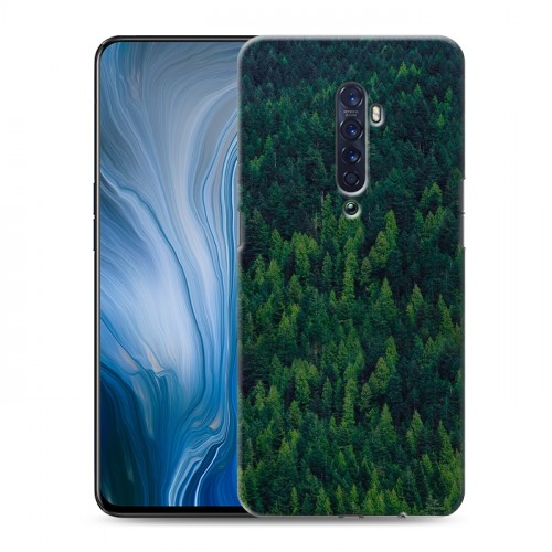 Дизайнерский пластиковый чехол для OPPO Reno2 Z лес