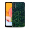 Дизайнерский силиконовый чехол для Samsung Galaxy M01 лес