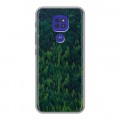 Дизайнерский силиконовый чехол для Motorola Moto G9 Play лес