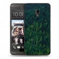 Дизайнерский пластиковый чехол для HTC Desire 700 лес