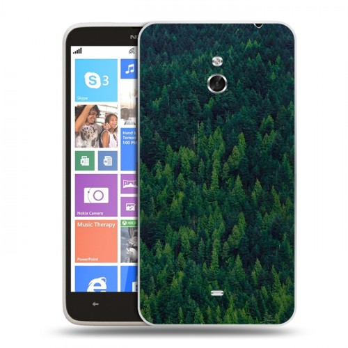 Дизайнерский пластиковый чехол для Nokia Lumia 1320 лес