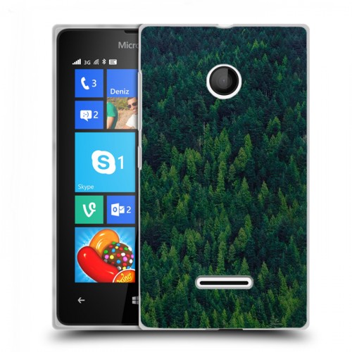 Дизайнерский пластиковый чехол для Microsoft Lumia 435 лес