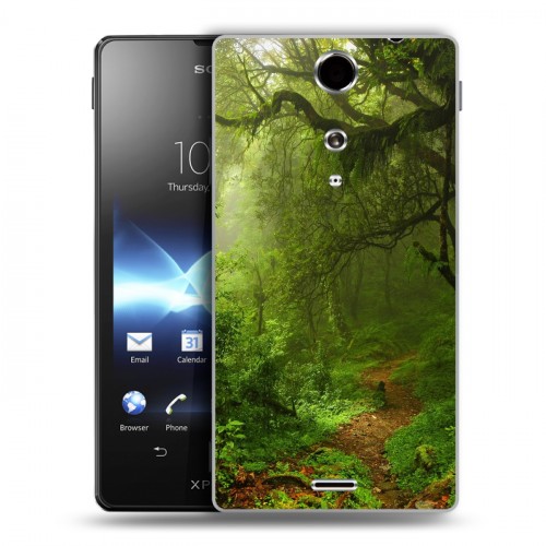 Дизайнерский пластиковый чехол для Sony Xperia TX лес