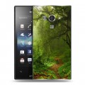 Дизайнерский пластиковый чехол для Sony Xperia acro S лес