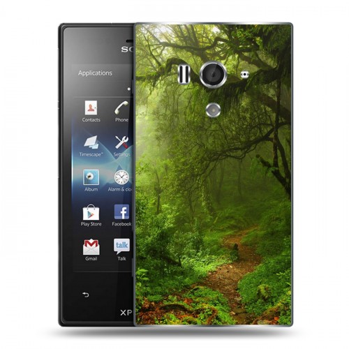 Дизайнерский пластиковый чехол для Sony Xperia acro S лес