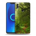 Дизайнерский силиконовый чехол для Alcatel 5V лес