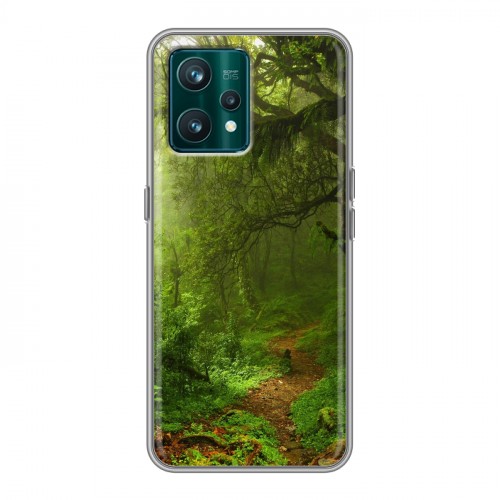 Дизайнерский пластиковый чехол для Realme 9 Pro Plus лес