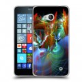 Дизайнерский пластиковый чехол для Microsoft Lumia 640 Абстракции Фрактал