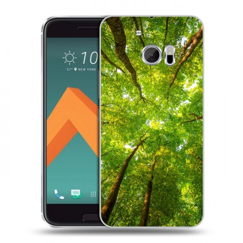 Дизайнерский пластиковый чехол для HTC 10 лес