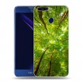 Дизайнерский пластиковый чехол для Huawei Honor 8 Pro лес