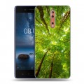 Дизайнерский пластиковый чехол для Nokia 8 лес