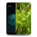 Дизайнерский силиконовый чехол для Xiaomi Mi A2 лес