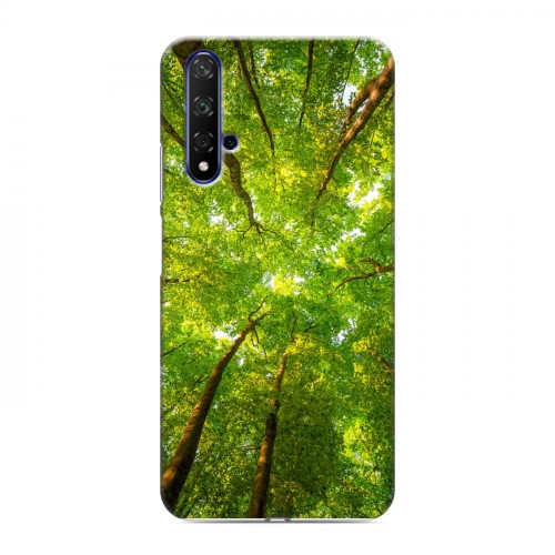 Дизайнерский силиконовый чехол для Huawei Honor 20 лес