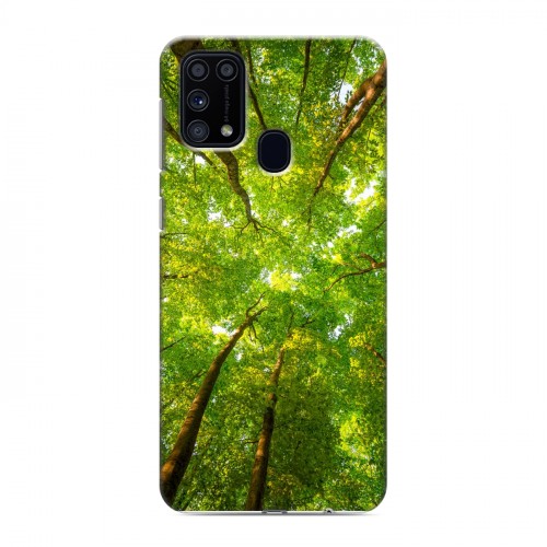 Дизайнерский силиконовый чехол для Samsung Galaxy M31 лес