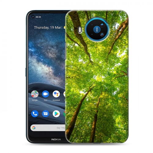 Дизайнерский силиконовый чехол для Nokia 8.3 лес