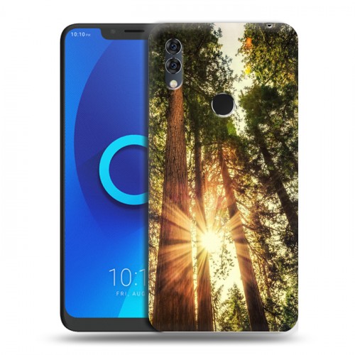 Дизайнерский силиконовый чехол для Alcatel 5V лес