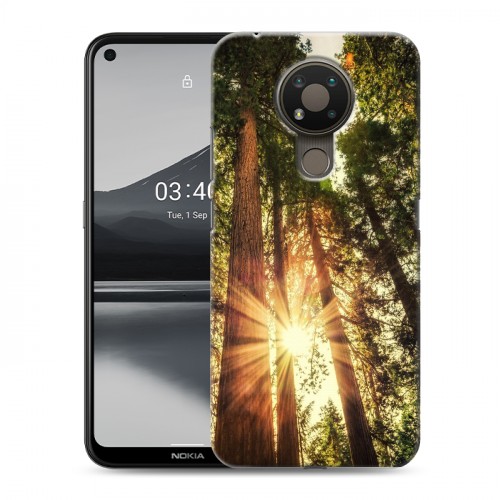 Дизайнерский силиконовый чехол для Nokia 3.4 лес