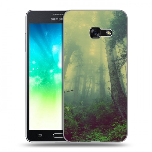 Дизайнерский пластиковый чехол для Samsung Galaxy A3 (2017) лес
