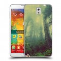 Дизайнерский пластиковый чехол для Samsung Galaxy Note 3 лес