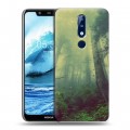 Дизайнерский пластиковый чехол для Nokia 5.1 Plus лес