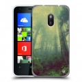 Дизайнерский пластиковый чехол для Nokia Lumia 620 лес