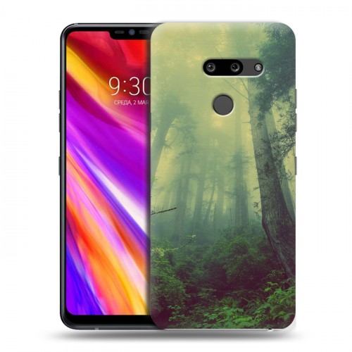 Дизайнерский пластиковый чехол для LG G8 ThinQ лес