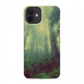 Дизайнерский силиконовый чехол для Iphone 12 лес