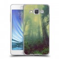 Дизайнерский пластиковый чехол для Samsung Galaxy A5 лес
