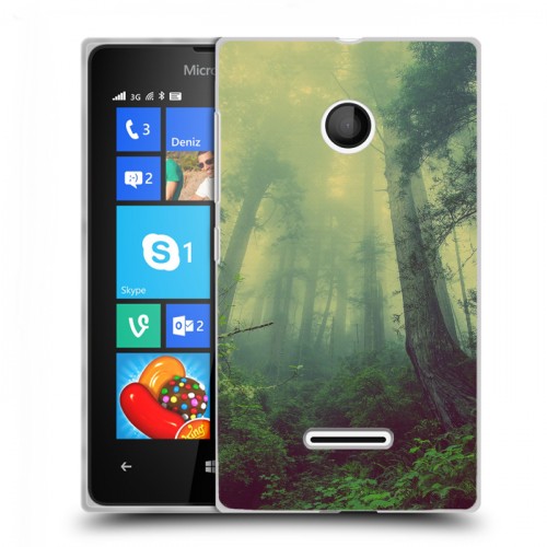 Дизайнерский пластиковый чехол для Microsoft Lumia 435 лес