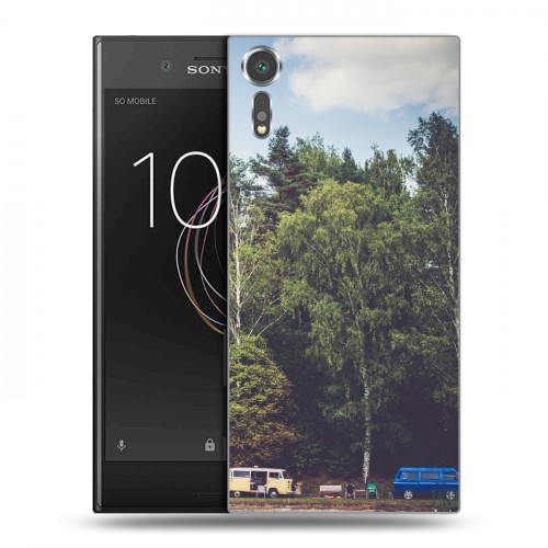 Дизайнерский пластиковый чехол для Sony Xperia XZs лес