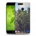 Дизайнерский пластиковый чехол для Huawei Nova 2 Plus лес