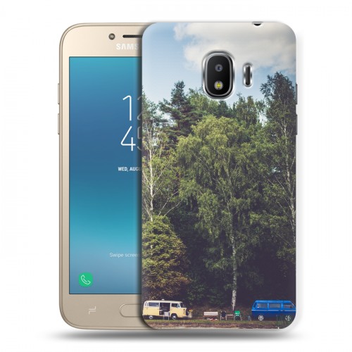 Дизайнерский пластиковый чехол для Samsung Galaxy J2 (2018) лес
