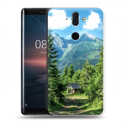 Дизайнерский пластиковый чехол для Nokia 8 Sirocco лес