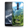 Дизайнерский пластиковый чехол для Nokia 5.1 лес