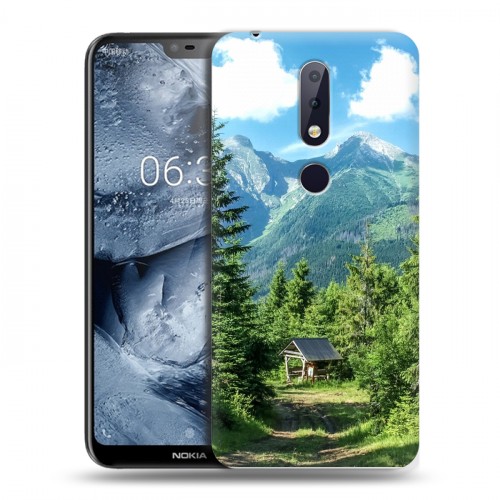 Дизайнерский пластиковый чехол для Nokia 6.1 Plus лес