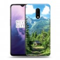 Дизайнерский пластиковый чехол для OnePlus 7 лес