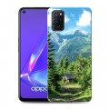 Дизайнерский пластиковый чехол для OPPO A52 лес