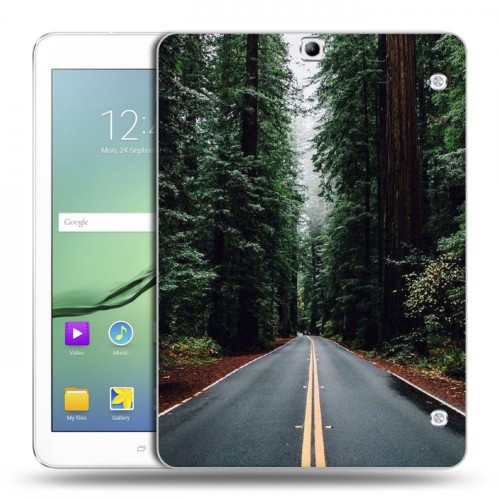 Дизайнерский силиконовый чехол для Samsung Galaxy Tab S2 9.7 лес