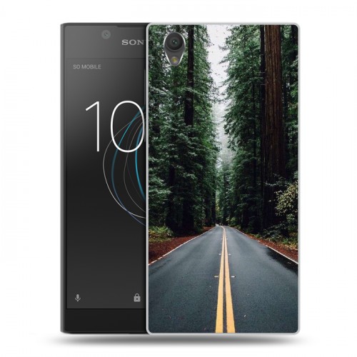 Дизайнерский пластиковый чехол для Sony Xperia L1 лес