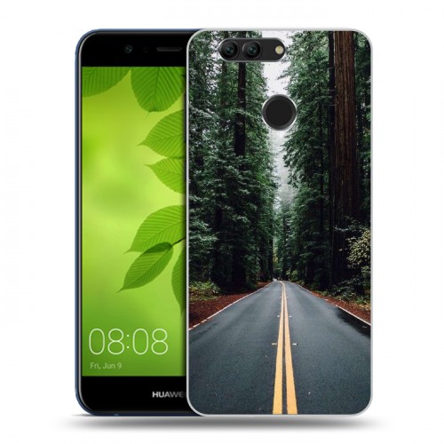 Дизайнерский пластиковый чехол для Huawei Nova 2 Plus лес