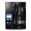 Дизайнерский пластиковый чехол для Sony Xperia TX лес