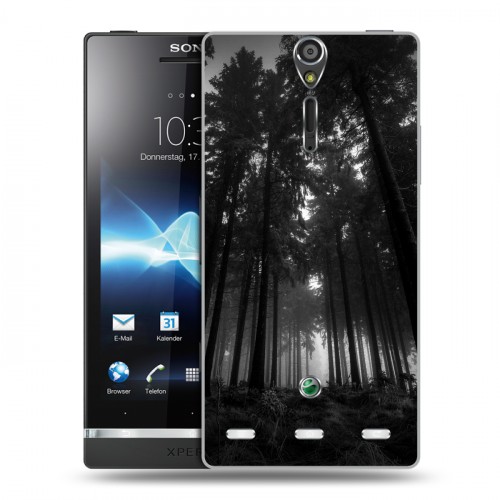 Дизайнерский пластиковый чехол для Sony Xperia S лес