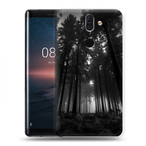 Дизайнерский пластиковый чехол для Nokia 8 Sirocco лес