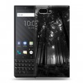 Дизайнерский пластиковый чехол для BlackBerry KEY2 лес