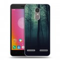 Дизайнерский силиконовый чехол для Lenovo K6 лес