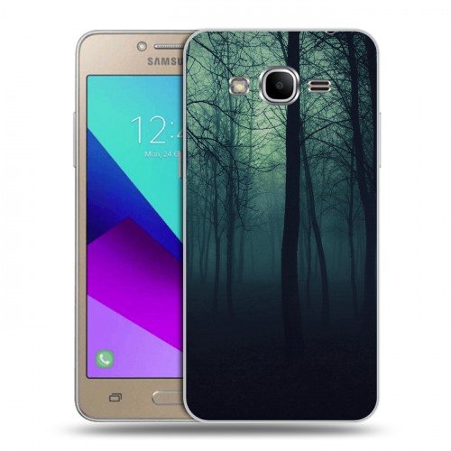 Дизайнерский силиконовый с усиленными углами чехол для Samsung Galaxy J2 Prime лес