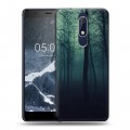 Дизайнерский пластиковый чехол для Nokia 5.1 лес