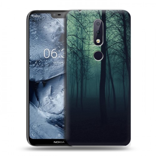 Дизайнерский пластиковый чехол для Nokia 6.1 Plus лес