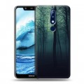 Дизайнерский силиконовый чехол для Nokia 5.1 Plus лес